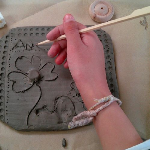 Pottery tiles