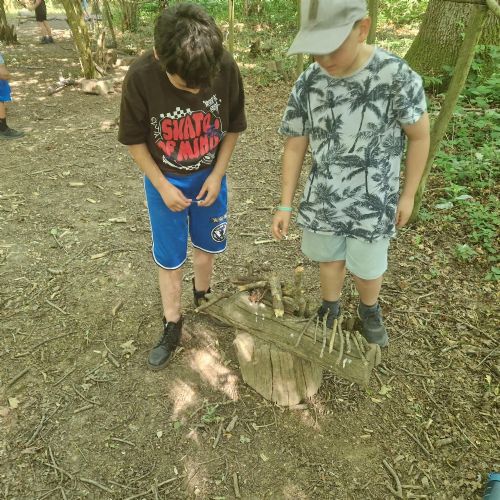 Art in the woods!