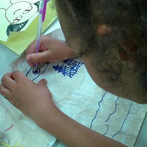 Sewing & drawing